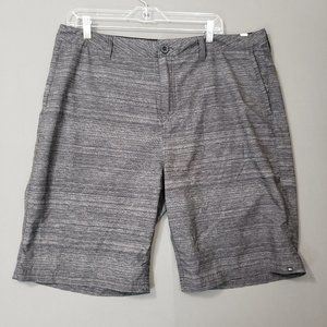 Quiksilver Amphibians Men's Hybrid Bermuda/Board Shorts Heather Gray size 38